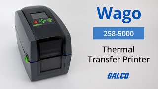 Wagos Thermal Transfer Printer 2585000 Model [upl. by Druci629]