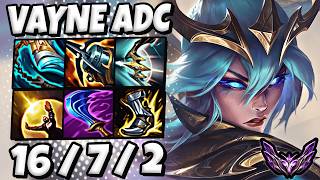 Vayne vs Jhin ADC  Triple Kill  Patch 1418 Korea Master ✅ [upl. by Ogdan725]