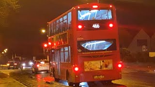 VDL DB300 Wright Gemini 2 Arriva London DW260 LJ59GTU Route 466 Addington Village [upl. by Pettiford412]