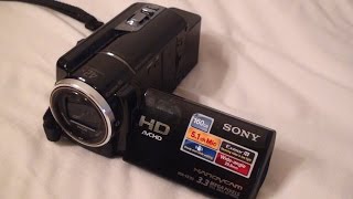 2011 Sony Handycam HDR XR160 Review And Test [upl. by Girhiny]