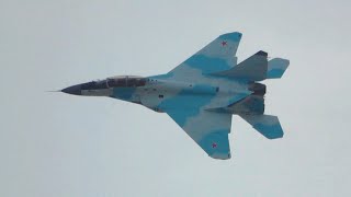 MAKS2021 Airshow — Mikoyan MiG35 4gen Jet Fighter [upl. by Flodur]