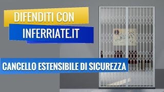 Cancello Estensibile di Sicurezza by Inferriateit [upl. by Ardussi]