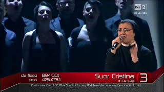 Suor Cristina Uno su mille En la gran final de La Voz Italia [upl. by Merp723]