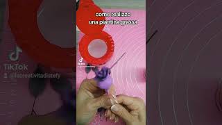 tutorial piantina grassa in porcellana fredda [upl. by Nirahs]