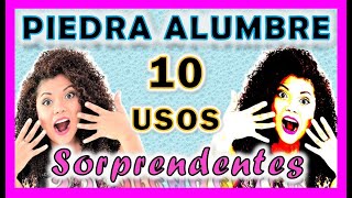 LA PIEDRA ALUMBRE😲10 SORPRENDENTES Usos y Beneficios 💗 TE CAMBIARAN LA VIDA [upl. by Chad]