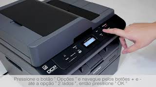 DCP L2540DW Como fazer uma cópia simples e duplex [upl. by Enneirda]