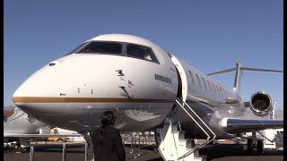 Bombardier Global 7000s Amazing Cabin [upl. by Nnayllas]