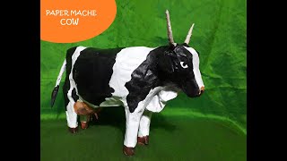 PAPER MACHE COW [upl. by The]