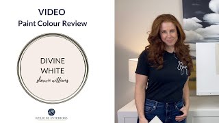 Colour Review Sherwin Williams Divine White SW 6015 [upl. by Lidia]