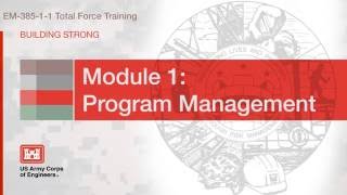 NAVFAC Safety Training Module 1 Program Mgmt [upl. by Ahtinak]