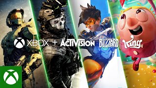 Activision Blizzard King Joins Xbox  Official Trailer [upl. by Gilburt]