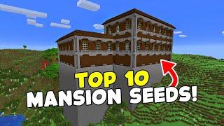 TOP 10 MANSION Seeds For Minecraft 120 [upl. by Hart165]