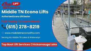 Top Boat Lift Services Chickamauga Lake [upl. by Aytida]