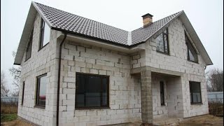 Lightweight aerated concrete blocks to build a house [upl. by Alikam750]