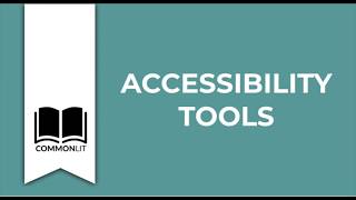 CommonLit Accessibility Tools [upl. by Itnahs488]