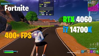 i7 14700K amp RTX 4060  Fortnite Performance Mode  Chapter 5 [upl. by Kare706]