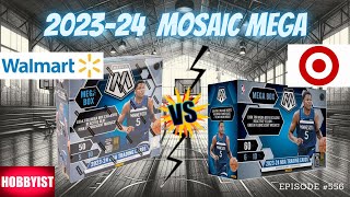 202324 Mosaic Basketball Mega Box Comparison Target vs Walmart [upl. by Aube]