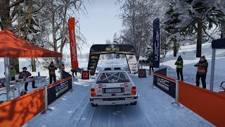 WRC Generations  World Record  Örträsk Rally Sweden  Lancia Delta HF 4WD [upl. by Konopka]