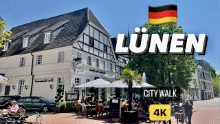 LÜNEN CITY WALK NRW DEUTSCHLAND GERMANY 4K 60 FPS UHD [upl. by Trescha468]