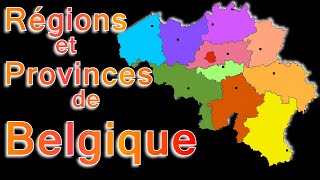 La Belgique et ses régions provinces chefslieux [upl. by Muslim916]