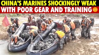 Chinas Marines Are Shockingly Weak With Poor Gear and Training [upl. by Coray]