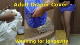 incontinence vinyl diaper cover washing and maintenance tips [upl. by Ayatnahs]