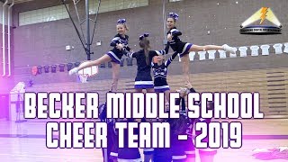 Becker Middle School Cheer Team 2019 [upl. by Derte854]