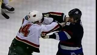 Derek Boogaard TKOs Wade Brookbank [upl. by Boeschen]