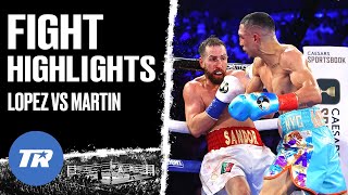 Teofimo Lopez Gets Dropped Rallies to Beat Sandor Martin  FIGHT HIGHLIGHTS [upl. by Berthe]