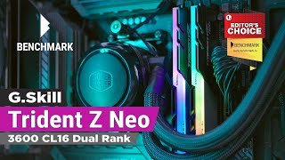 GSkill Trident Z NEO 3600  Extremely Fast Dual Rank RAM F43600C16D32GTZN [upl. by Jeramie]