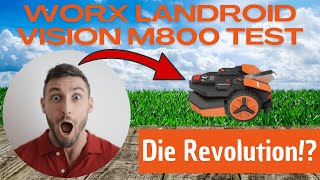 WORX Landroid Vision M800 Test amp Erfahrungen  WR208E Mähroboter [upl. by Laram192]