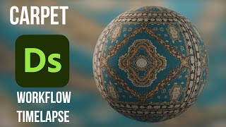 Substance Designer Complicated Patterns Workflow  Carpet Floral Pattern  Procedural creation [upl. by Nemzzaj]