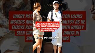 Harry Potter star Tom Felton enjoys romantic getaway with rarely seen girlfriend hogwartshouse [upl. by Holcomb]