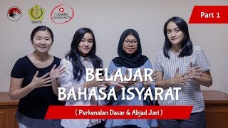 Belajar Bahasa Isyarat Perkenalan Dasar Abjad amp Jari [upl. by Otreblanauj850]