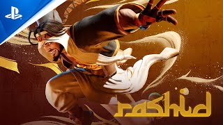 Street Fighter 6  Rashid Gameplay Trailer  PS5 amp PS4 Games [upl. by Aleira]