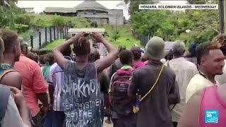 Australia deploys peacekeepers as riots rock Solomon Islands • FRANCE 24 English [upl. by Link464]