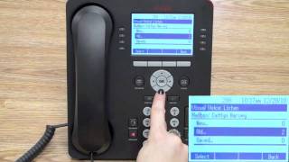 Checking Messages on Avaya 9608 Telephone [upl. by Havelock]