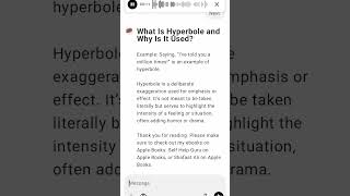 What Is Hyperbole and Why Is It Used [upl. by Evreh]