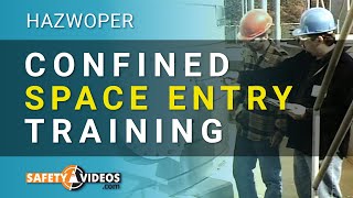 HAZWOPER Confined Space Entry Training from SafetyVideoscom [upl. by Atahs]