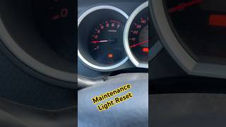 Maintenance Light Reset  Toyota  Oil Change [upl. by Rydder708]