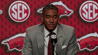 Taylen Green speaks at 2024 SEC Media Days in Dallas [upl. by Oicnanev20]