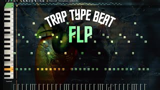 Trap Type Beat FREE FLP Tutorial In Fl Studio 20  Free Project File [upl. by Adla]