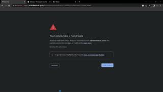 How to Fix “Your Connection is Not Private” Error on Google Chrome 99 Solved [upl. by Redliw]