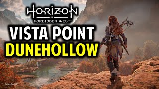 Dunehollow Vista Point  Horizon Forbidden West Find Where the Vista Point Image was Taken [upl. by Eiramannod844]