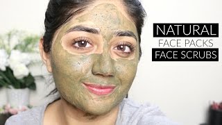 10 Natural Face Packs and Scrubs  corallista [upl. by Deaner]