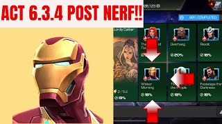 HOW TO BEAT ACT 634 POST NERF  MCOC [upl. by Aticilef745]