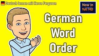 Mastering German Word Order Coordination Inversion and Subordination  1080p HD Guide 🔥 [upl. by Sherfield]