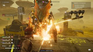 Battle with Terminids  Super Helldive Difficulty  4K Quality  Helldivers 2 [upl. by Adnalra]