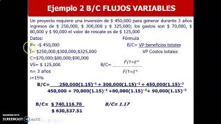 METODO BENEFICIOCOSTO EN UN PROYECTO [upl. by Norb]