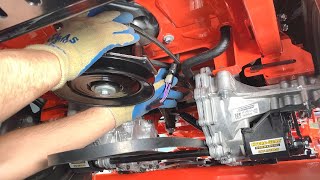 How to Change an Ariens® ZENITH Hydro Drive Belt  Ariens [upl. by Neitsirhc]